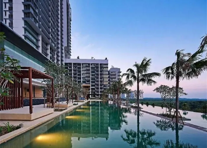 Iskandar Residences 2Br 5Pax 5 Mins Legoland Wi-Fi Sky Pool 360